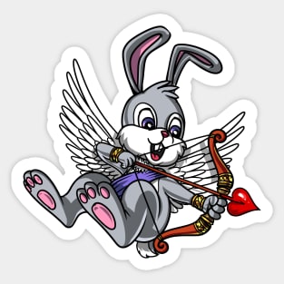 Rabbit Cupid Sticker